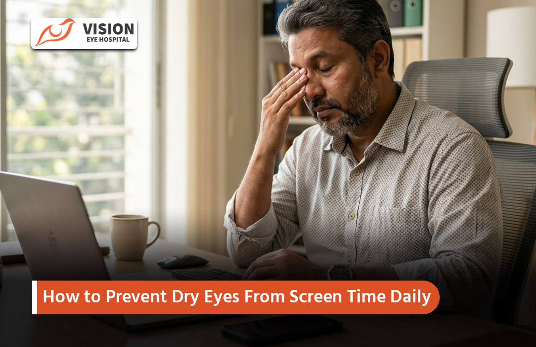 How to Prevent Dry Eyes From Screen Time Daily